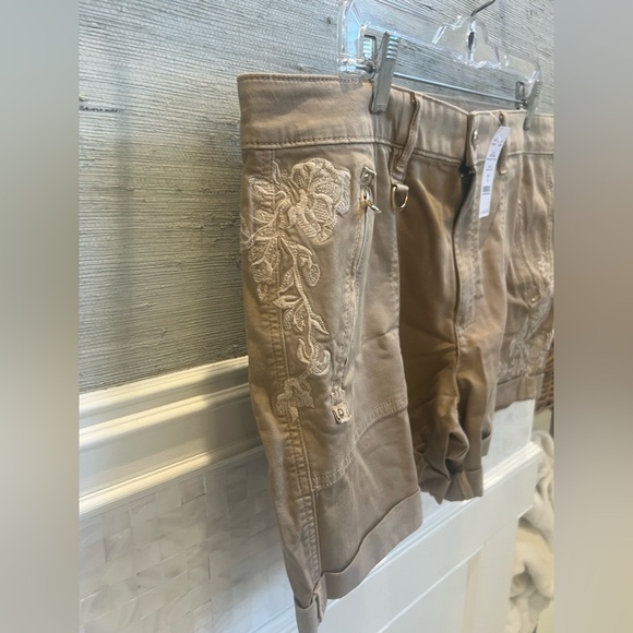 NWT new 14 whbm White House black market pret a play shorts tan toasted hazelnut - Picture 6 of 17